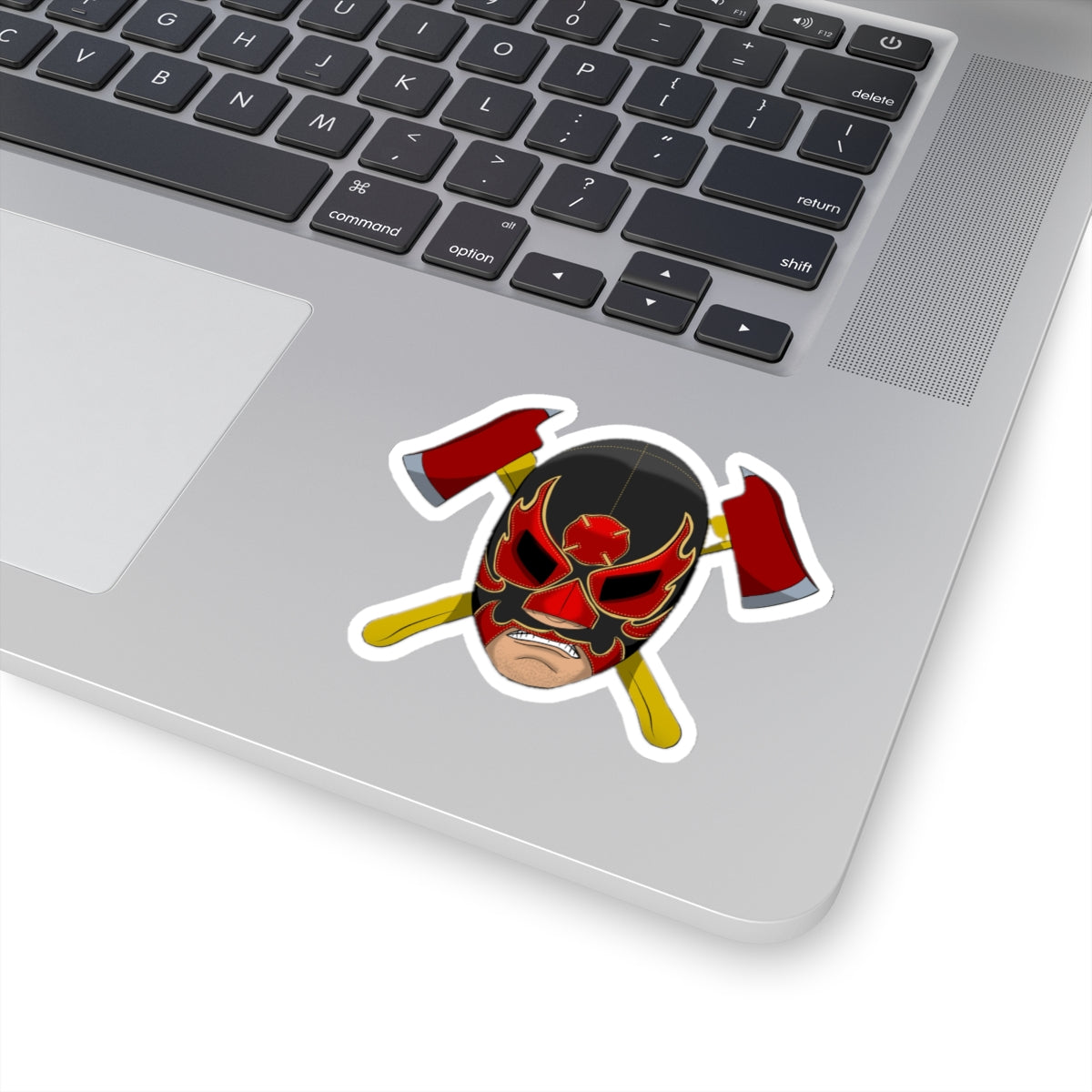 Fireman Stickers Luchador Wrestler Mask Firefighter theme Bombero vinyl decal