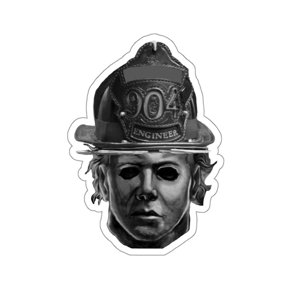 Classic Horror Movie Stickers Halloween Psycho killer michael meyers Firefighter Themed Fan Art