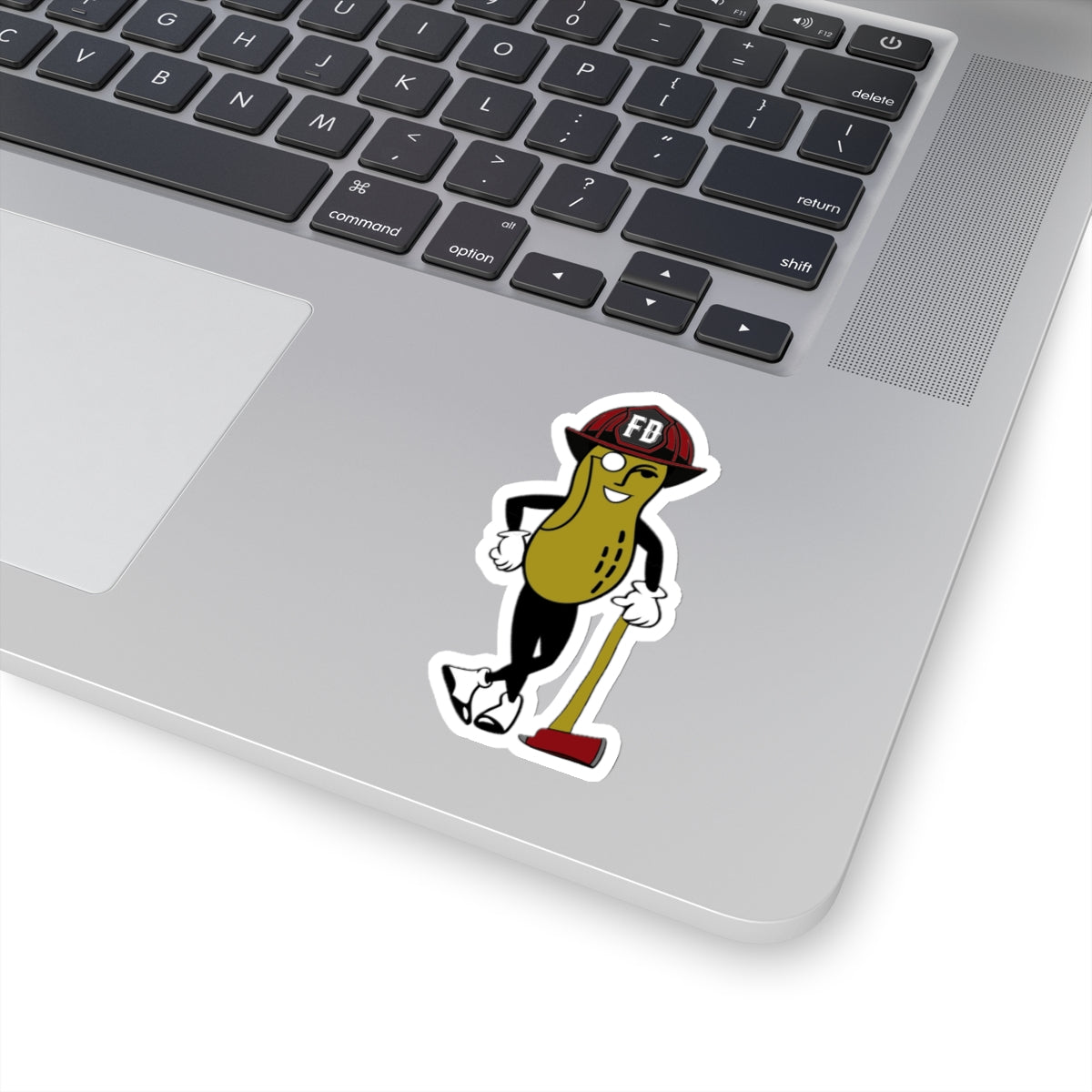 Firefighter Stickers Mr Planters Peanut Hero Fireman Design Vinyl Decal