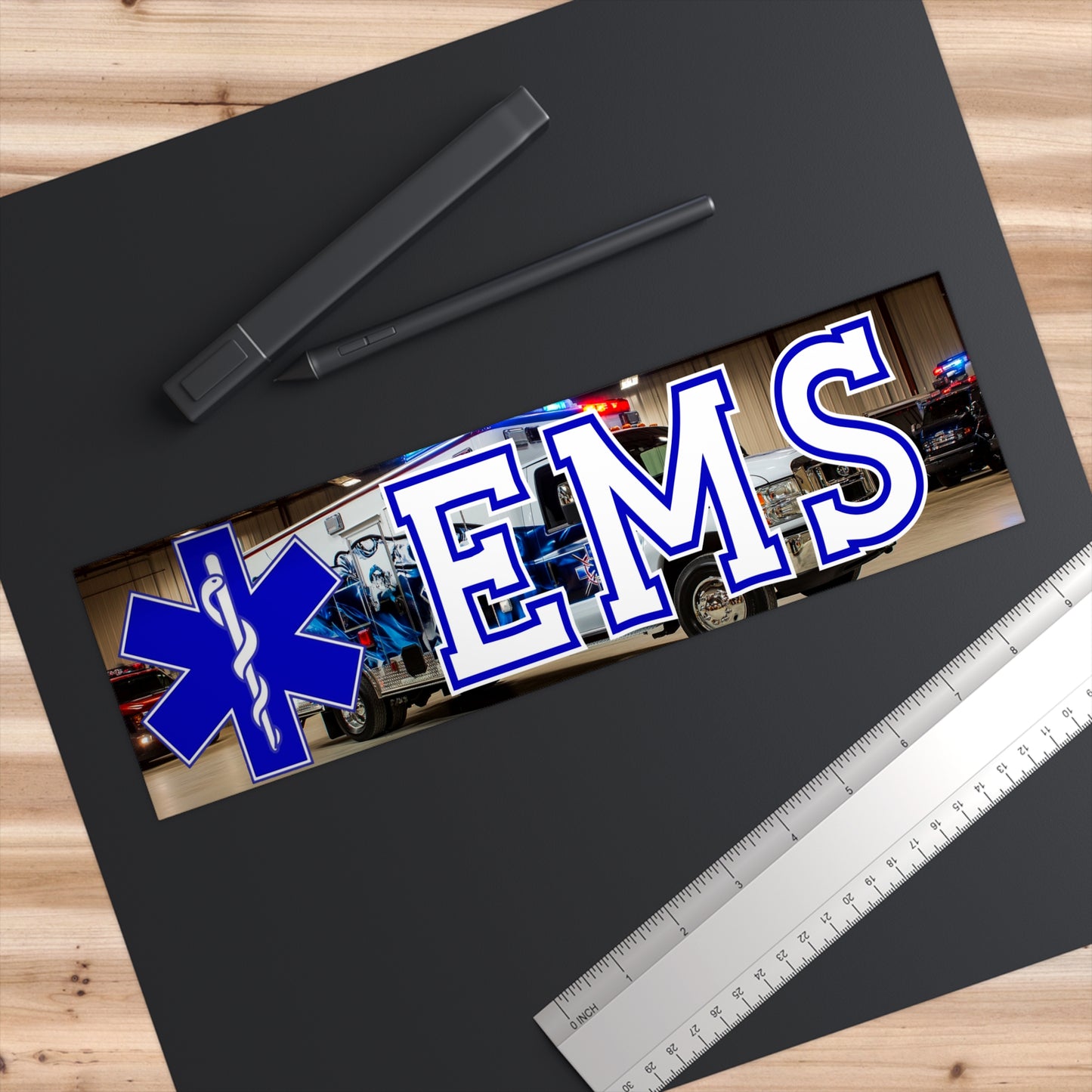 EMS Bumper Stickers Emergency Medical Services Paramedic EMT Hero Design Logo