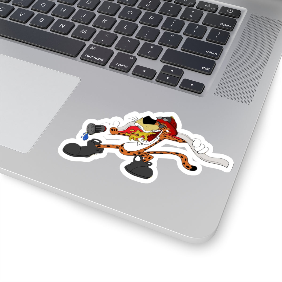 Firefighter Stickers Chester Cheetah Hot Cheetos Mascot Hero Fireman Vinyl Decal