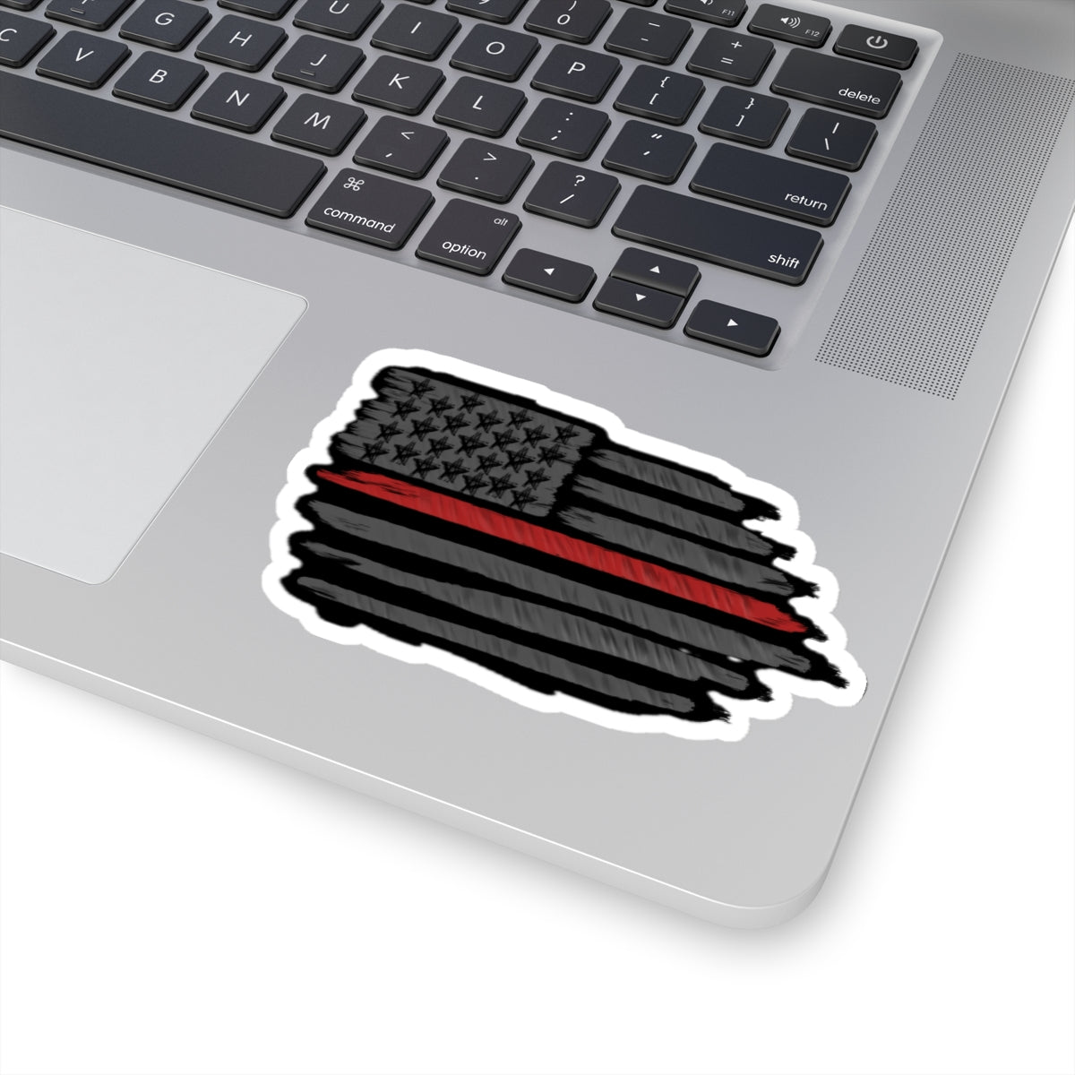 Firefighter Stickers American Flag Thin Red Line Pain Art Vinyl decal