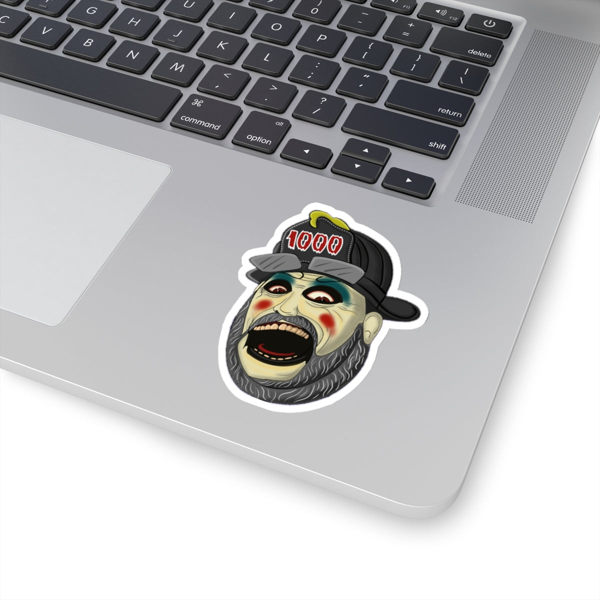 Captain Spaulding Firefighter Horror Movie Themed Kiss-Cut Sticker Vinyl Decal