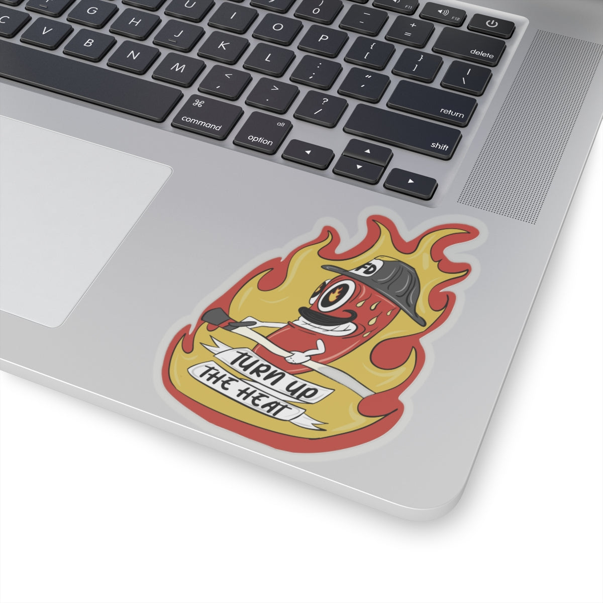 Firefighter Stickers Red Hot Chilli Pepper Heat Cartoon Art Vinyl Decal