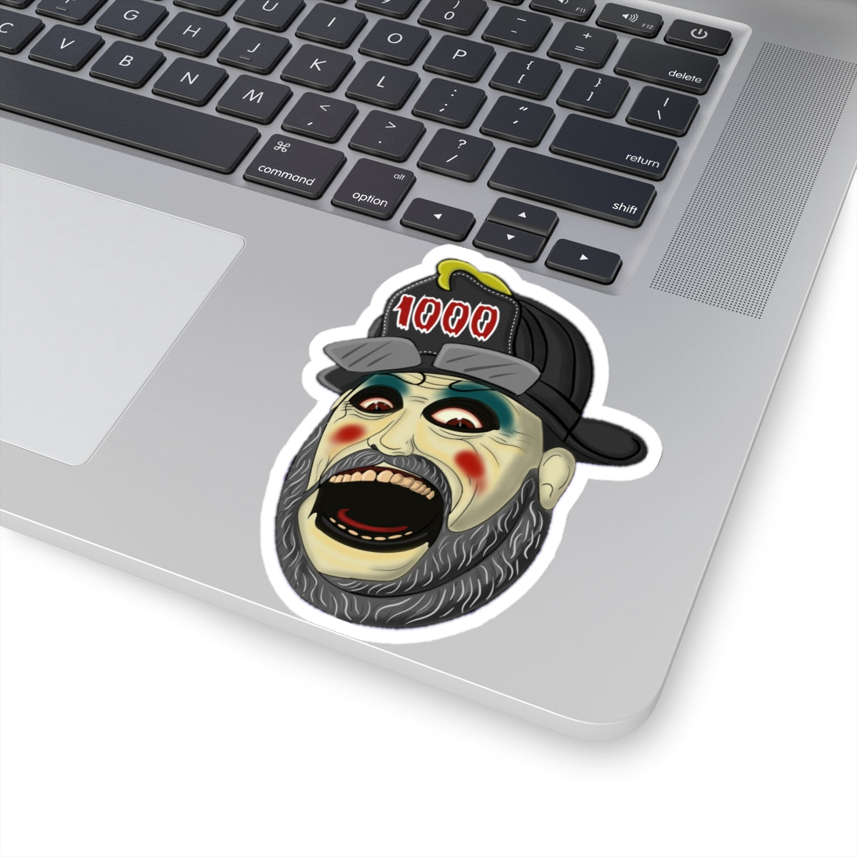 Captain Spaulding Firefighter Horror Movie Themed Kiss-Cut Sticker Vinyl Decal