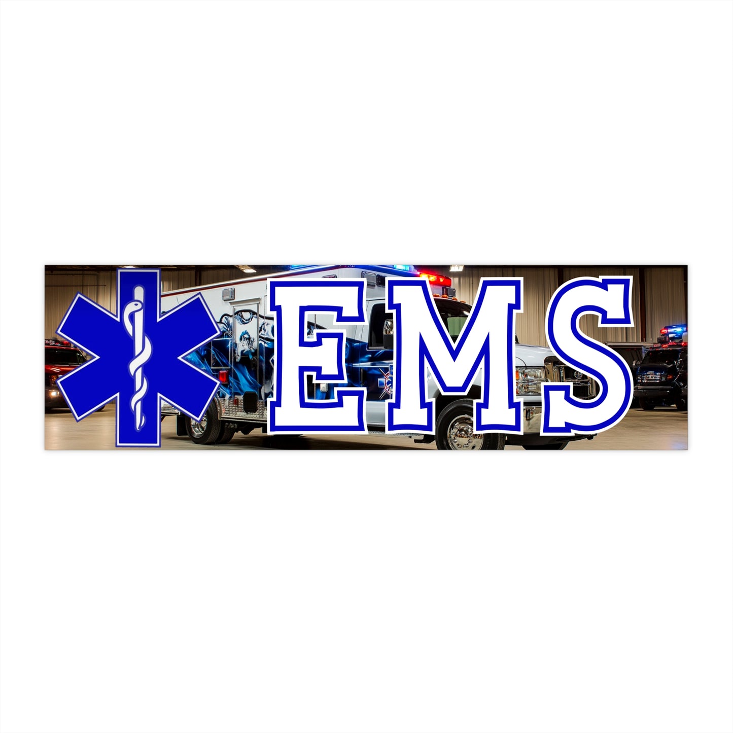 EMS Bumper Stickers Emergency Medical Services Paramedic EMT Hero Design Logo