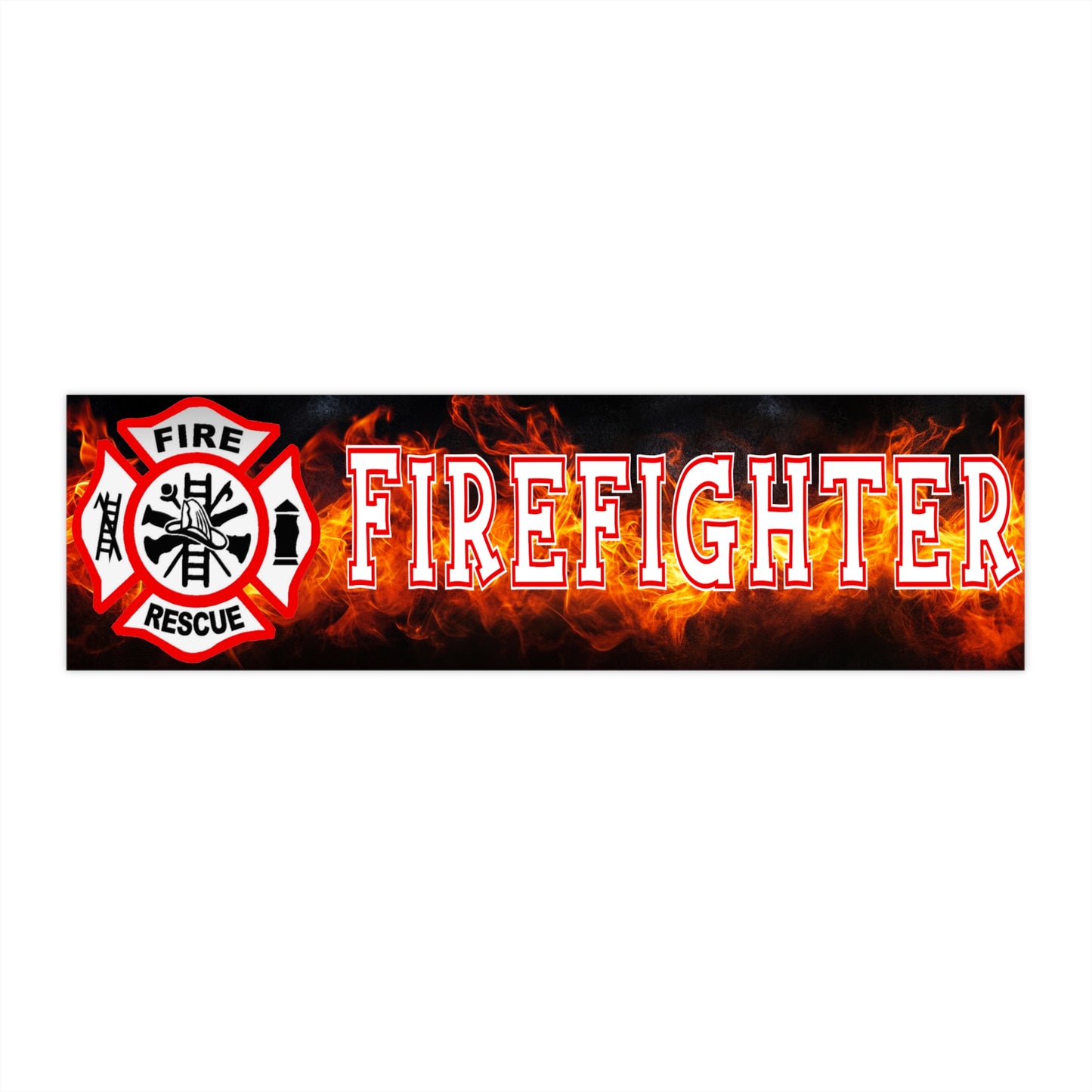 Firefighter Bumper Stickers Emergency Services First Responder Fireman Aesthetic