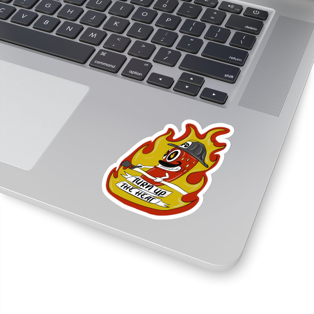 Firefighter Stickers Red Hot Chilli Pepper Heat Cartoon Art Vinyl Decal