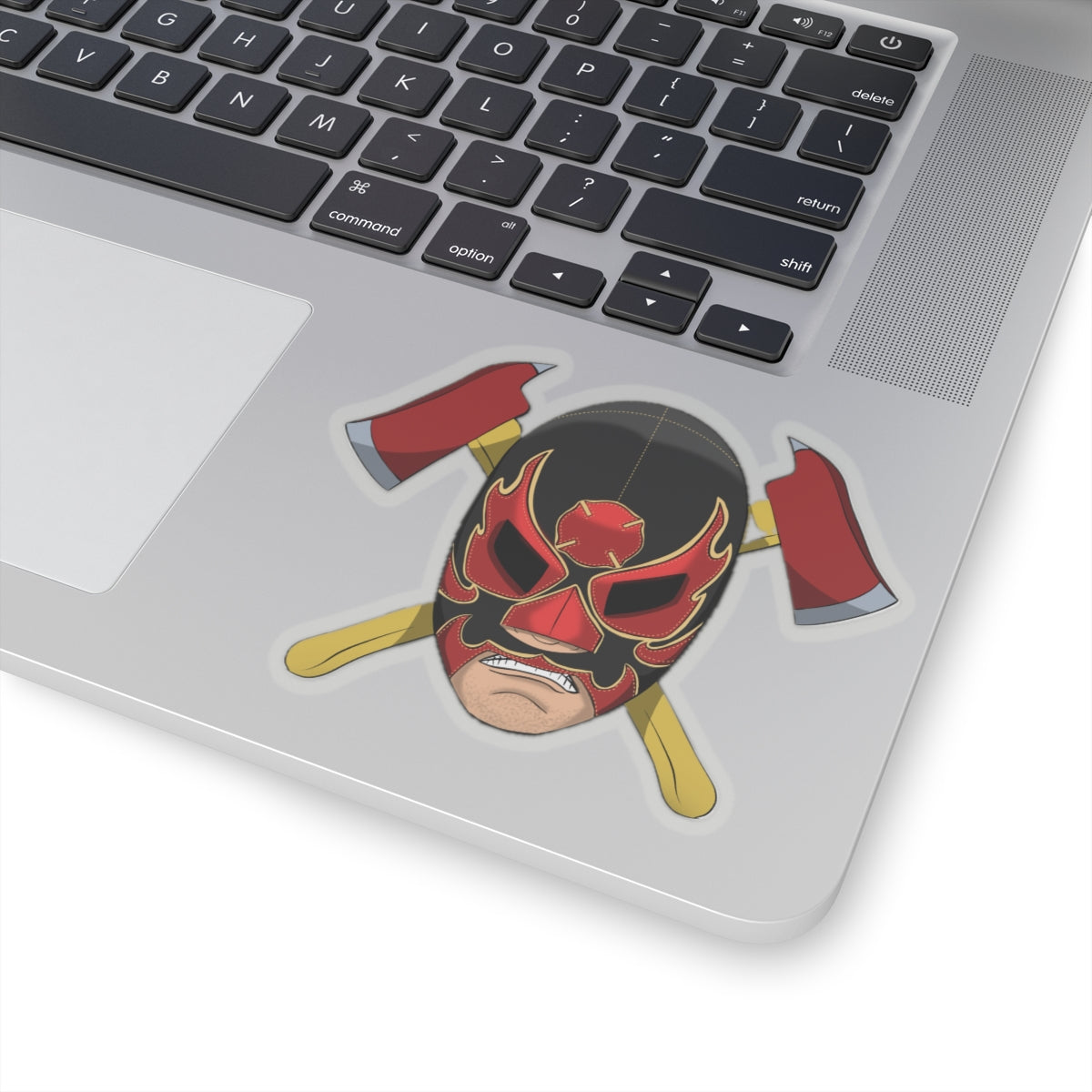 Fireman Stickers Luchador Wrestler Mask Firefighter theme Bombero vinyl decal