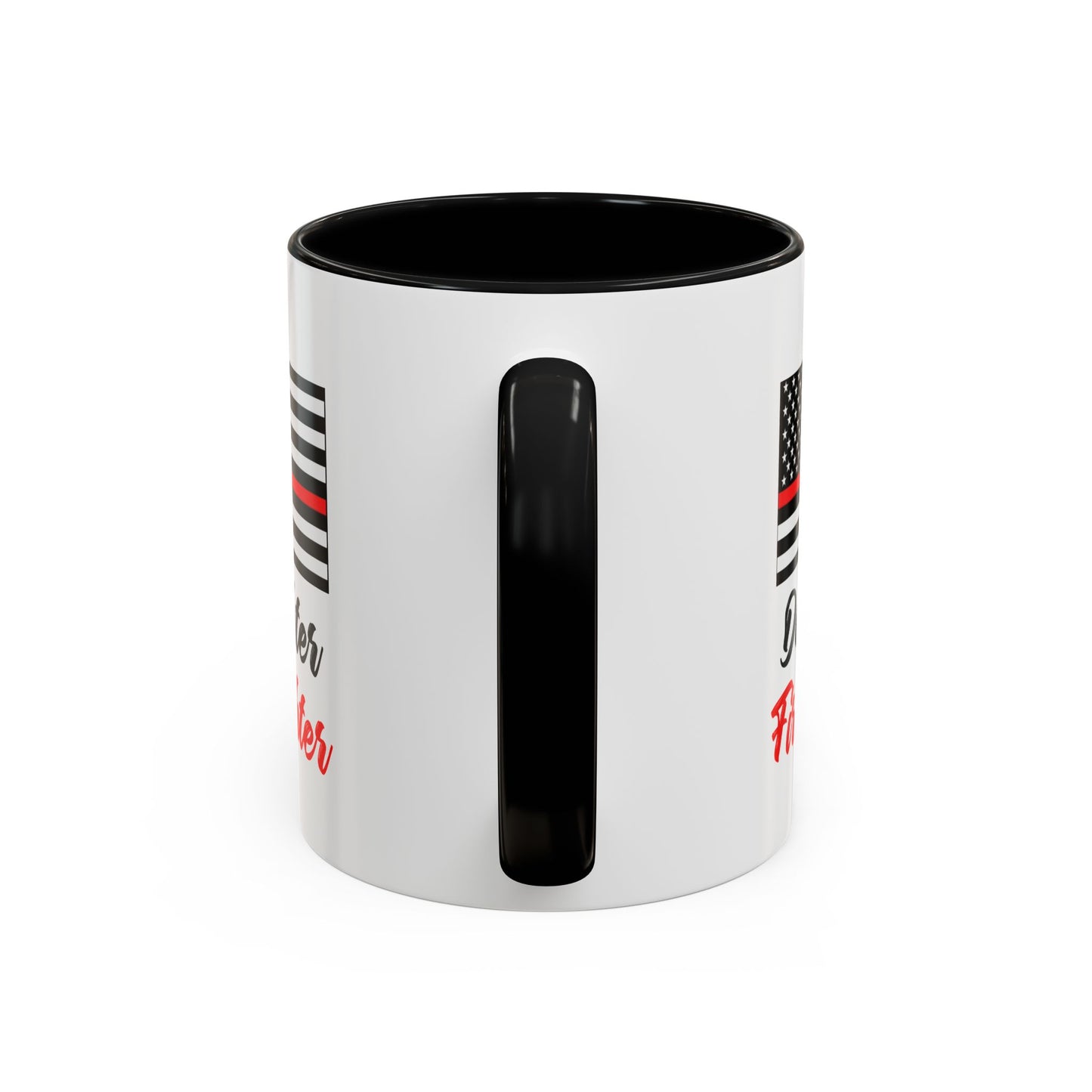 Daughter Firefighter Thin Red Line Flag 2024 Wrap Around View Accent Coffee Mug