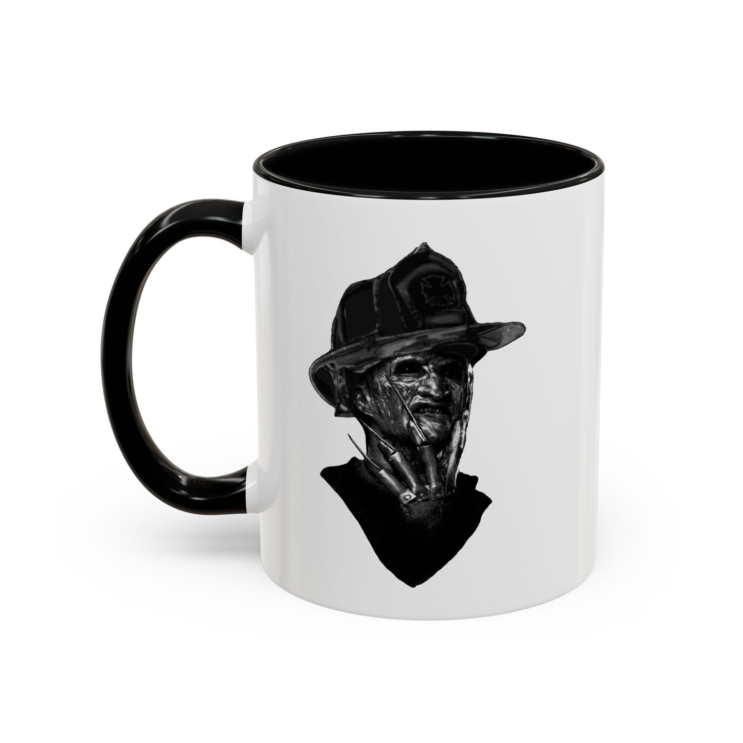 Firefighter Themed Freddy Kruger Nightmare on Elm street Accent Coffee Mug