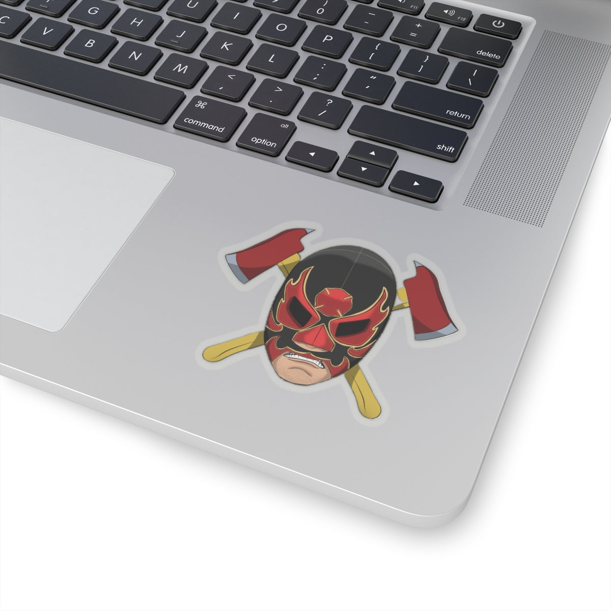 Fireman Stickers Luchador Wrestler Mask Firefighter theme Bombero vinyl decal